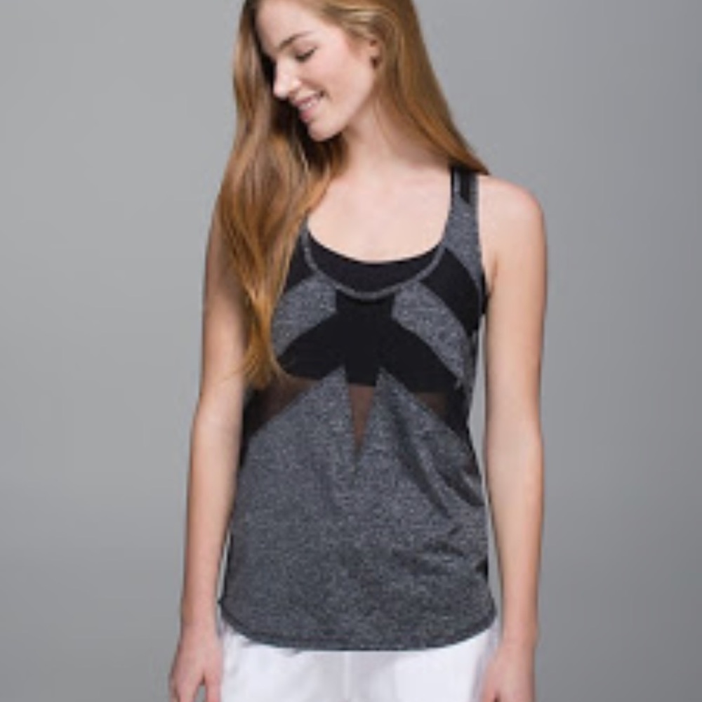 LULULEMON If You’re Lucky mesh Tank - Picture 1 of 5